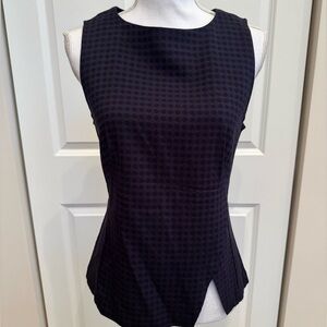 Ann Taylor - Gingham Pattern Sleeveless Top (6)